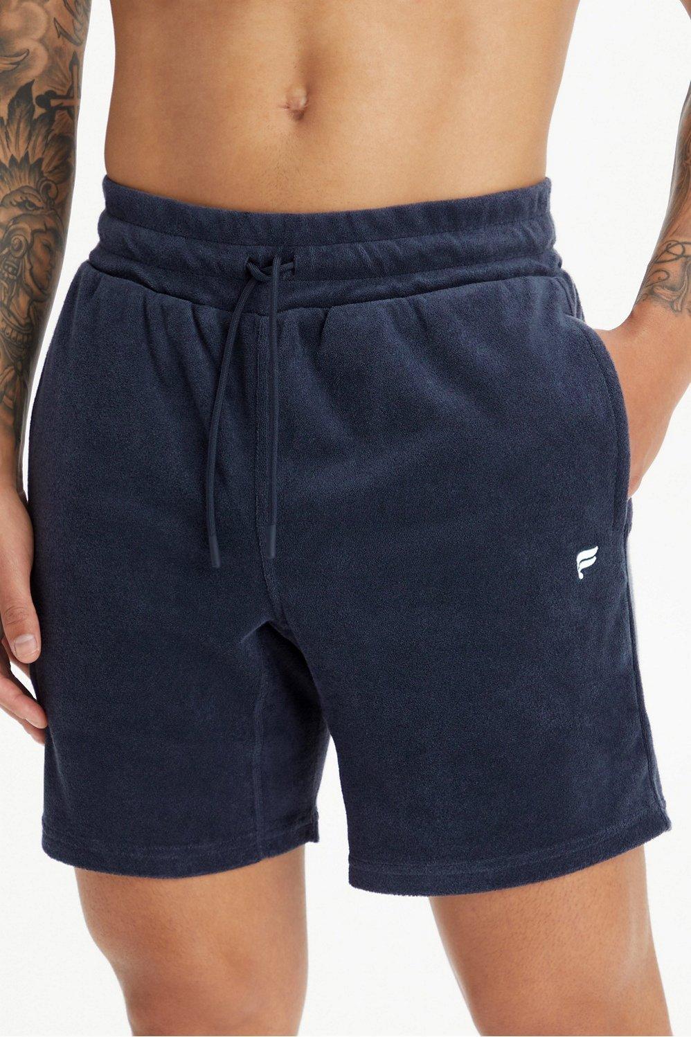 Fabletics Men The Island Terry Short male Classic Navy Size XXL Product Image