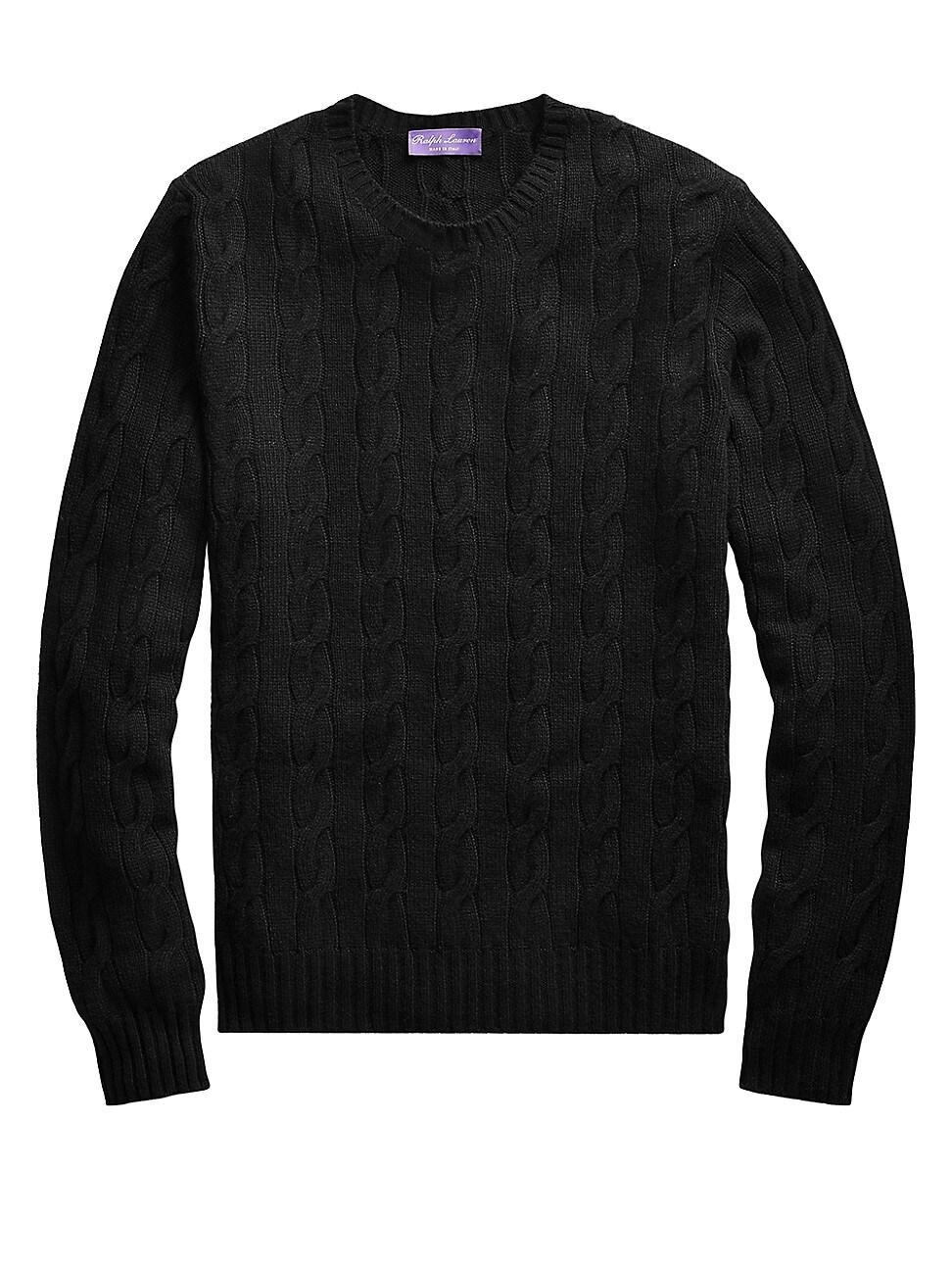 Mens Cableknit Cashmere Sweater Product Image