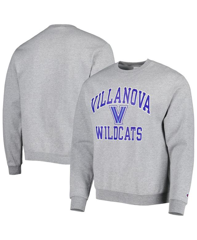 Mens Champion Heather Gray Villanova Wildcats High Motor Pullover Sweatshirt Product Image