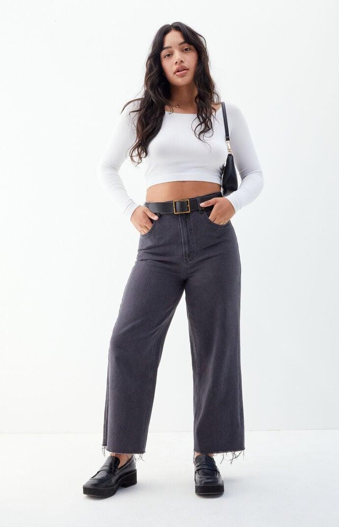 Women's Nora Cropped Wide Leg Jeans - Product Image