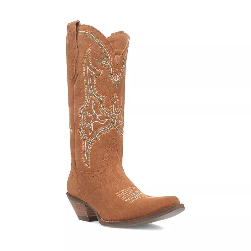 Dingo Womens Hot Sauce Embroidered Leather Cowboy Boots Product Image