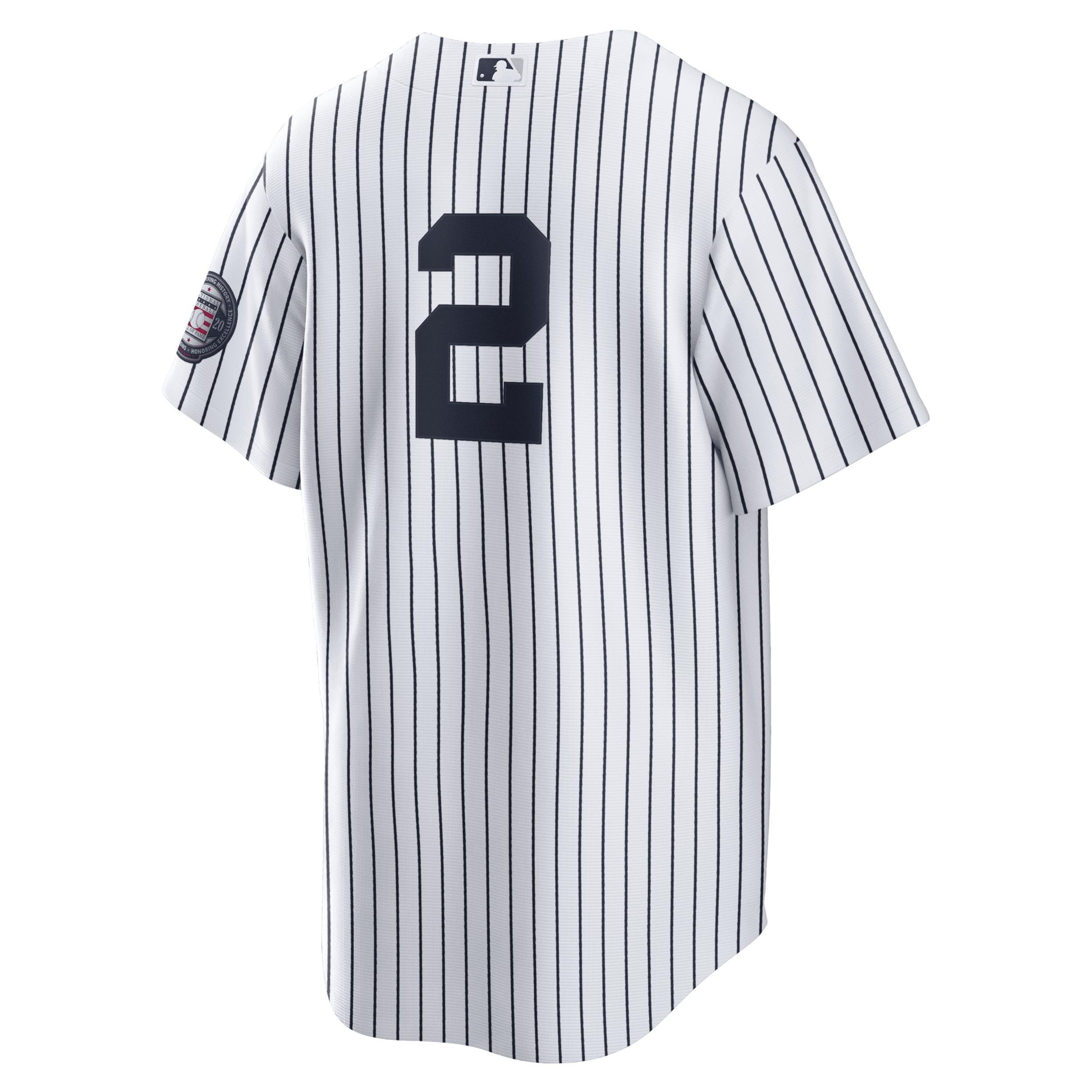 Mens Nike Derek Jeter /Navy New York Yankees 2020 Hall of Fame Induction Replica Jersey Product Image