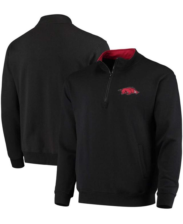 Mens Black Arkansas Razorbacks Tortugas Logo Quarter-Zip Jacket Product Image