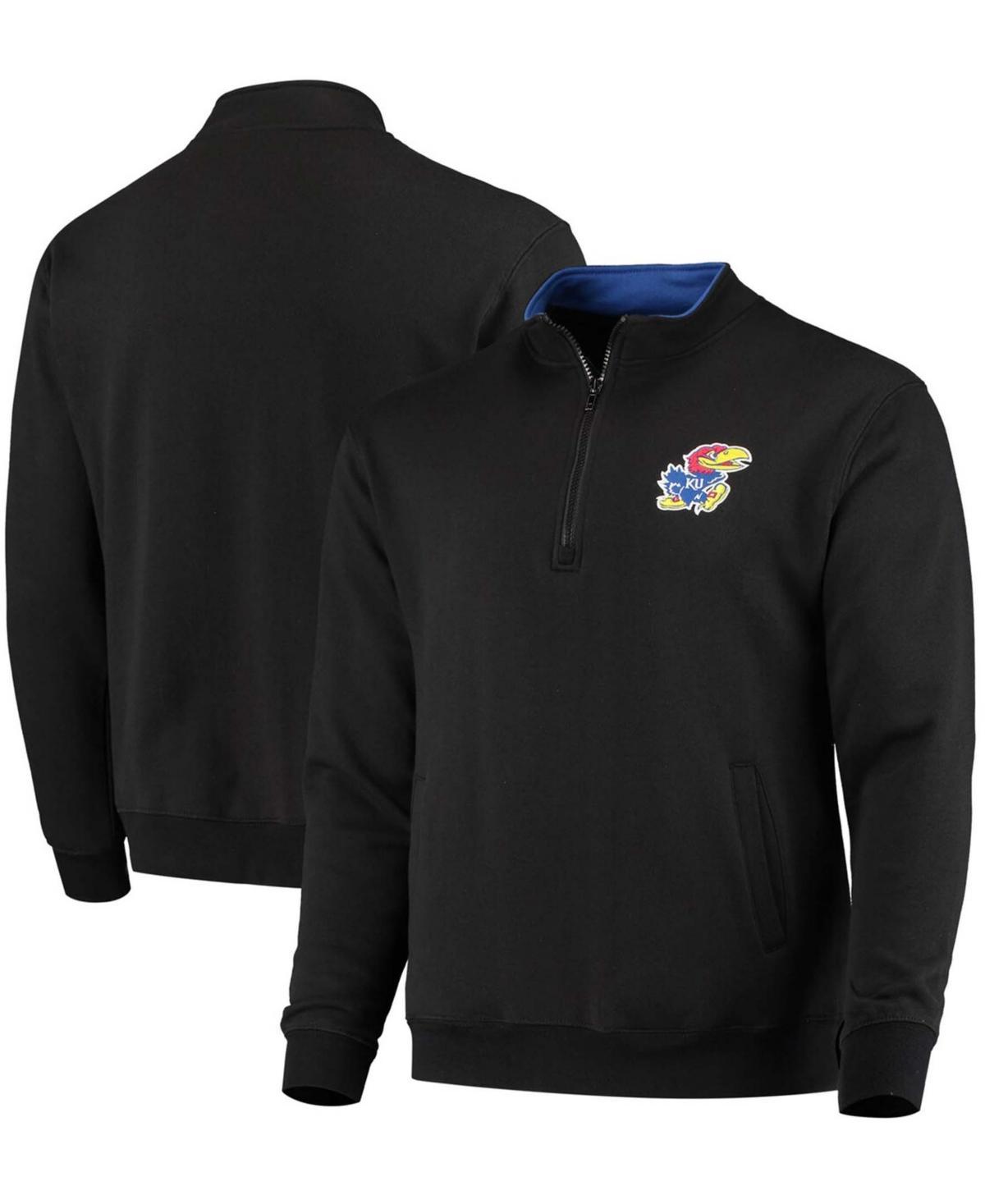 Mens Black Kansas Jayhawks Tortugas Logo Quarter-Zip Jacket Product Image