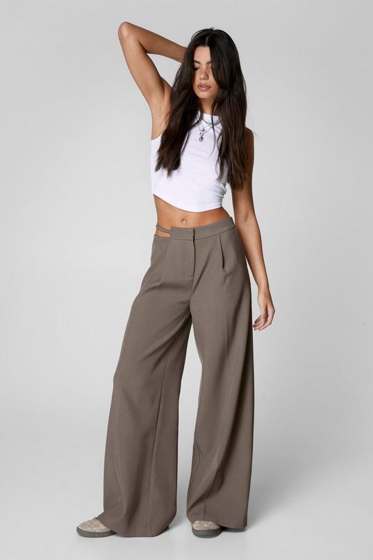 Tailored Cut Out Detail Trouser Product Image