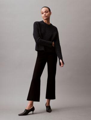 Tech Knit Crop Flared Pants Product Image