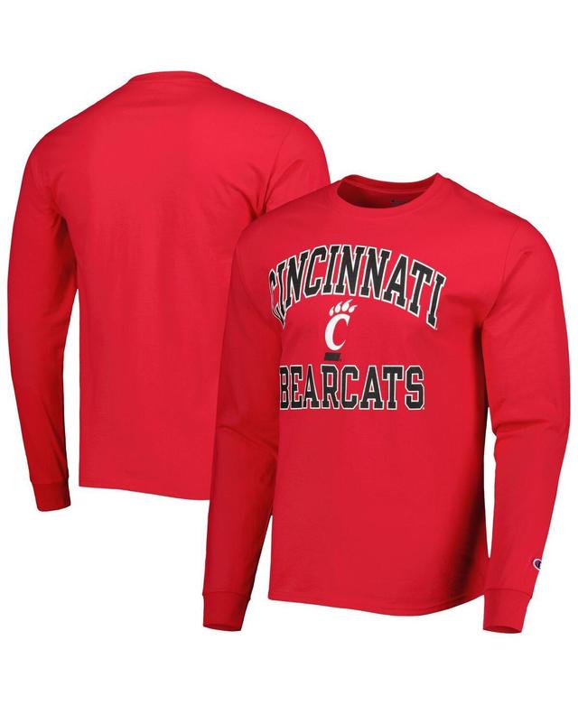 Mens Champion Cincinnati Bearcats High Motor Long Sleeve T-Shirt Product Image