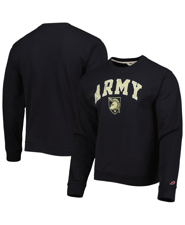 Mens League Collegiate Wear Black Army Black Knights 1965 Arch Essential Fleece Pullover Sweatshirt Product Image