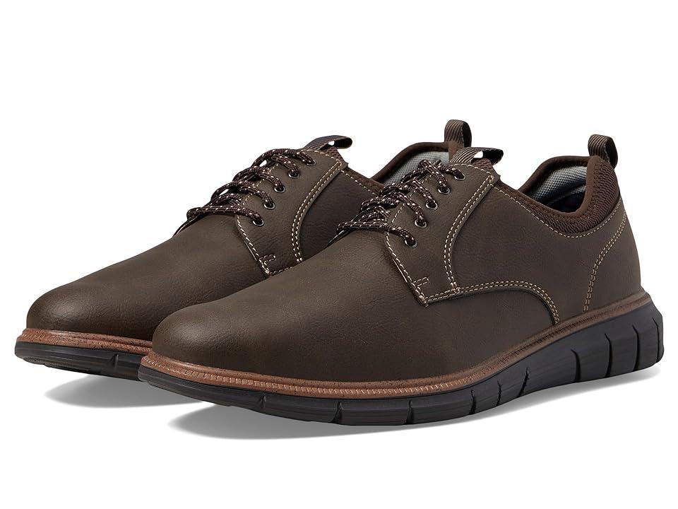 HUGO Denzel Platform Oxford Shoes (Dark Charcoal Grey) Men's Lace Up Wing Tip Shoes Product Image