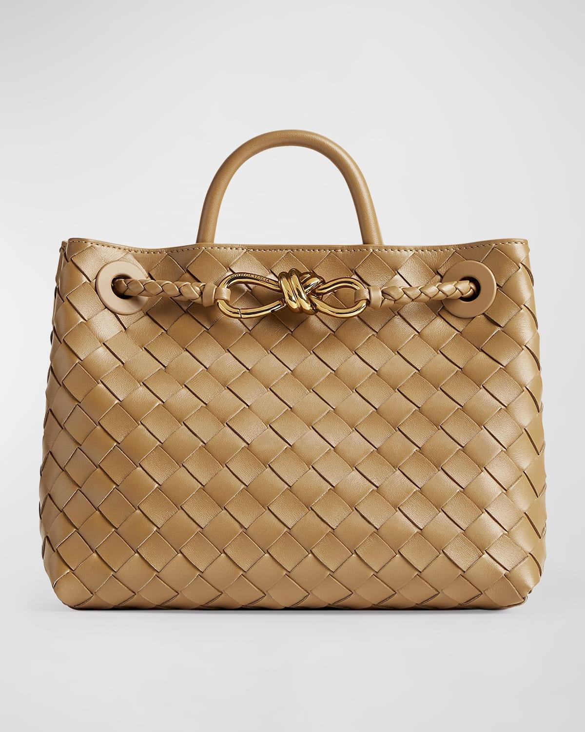 Bottega Veneta Andiamo Small Woven Shoulder Bag Product Image