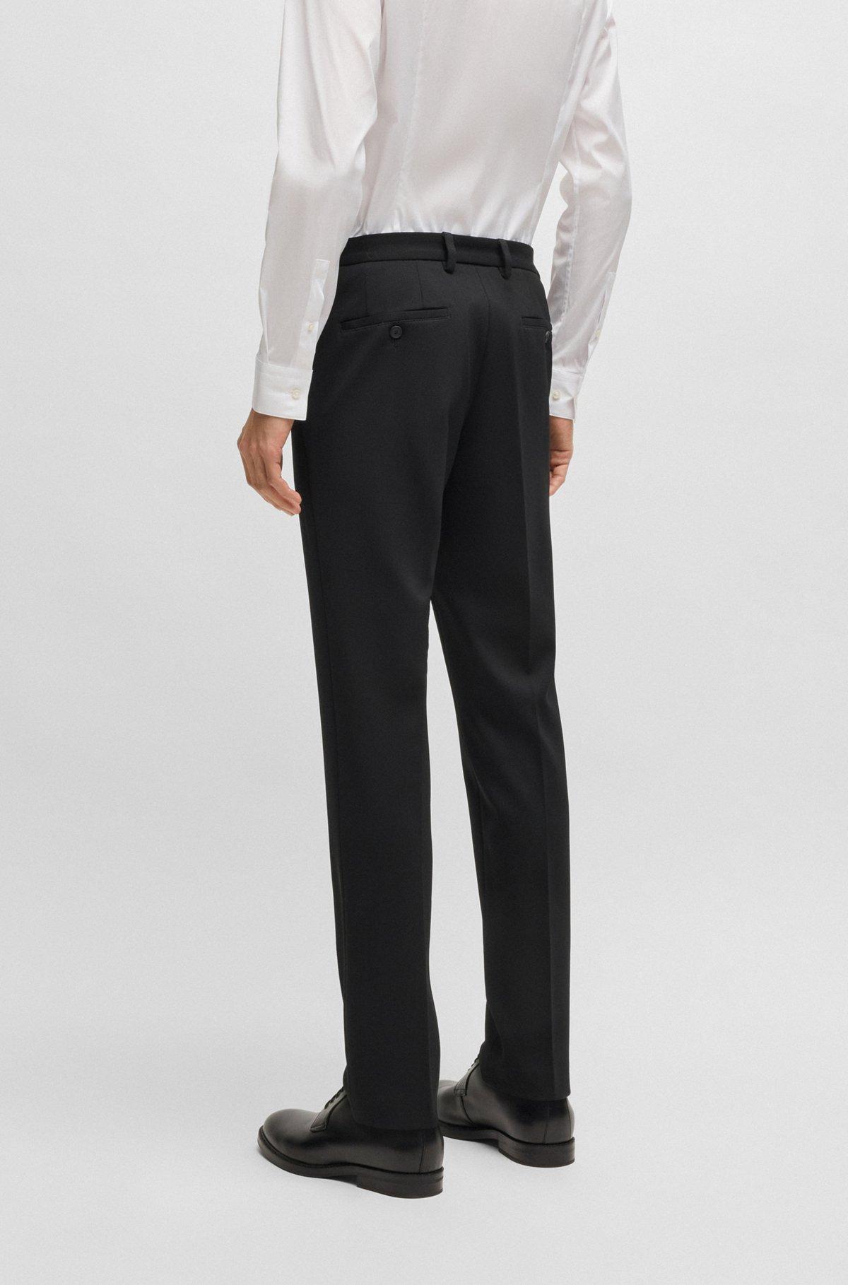 Slim-fit trousers in washable stretch fabric Product Image