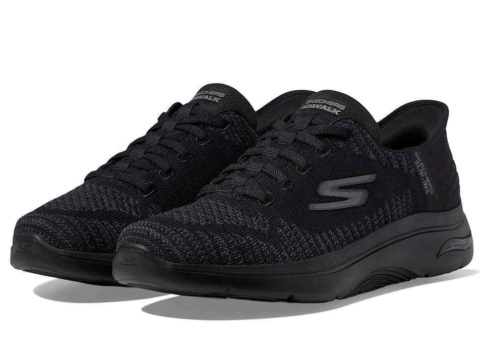 SKECHERS Performance Go Walk Arch Fit 2.0 - Grand Hands Free Slip-Ins Black) Men's Lace-up Boots Product Image