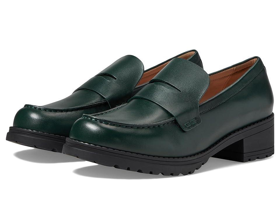 Cole Haan Camea Lug Loafer (Scarab Leather) Women's Flat Shoes Product Image