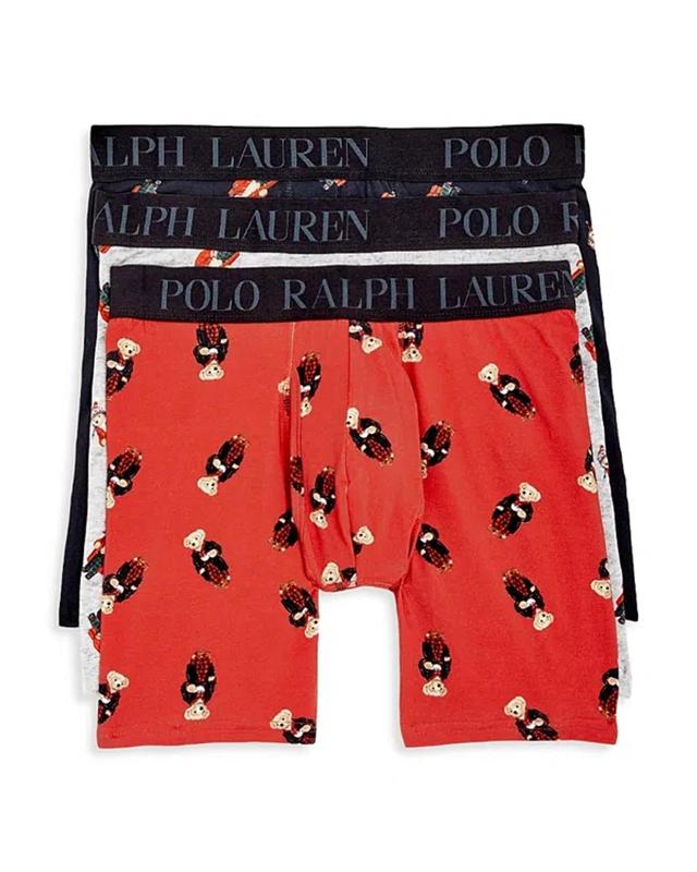 POLO RALPH LAUREN Cooling Cotton Modal Boxer Briefs, Pack Of 3 In Multi Product Image