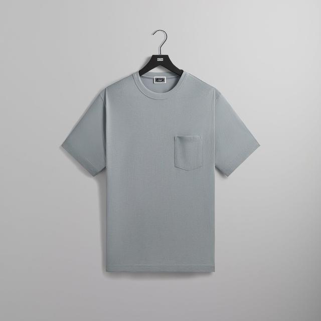 Kith Pointelle Mesh Leonard Pocket Tee - Light Indigo Male Product Image