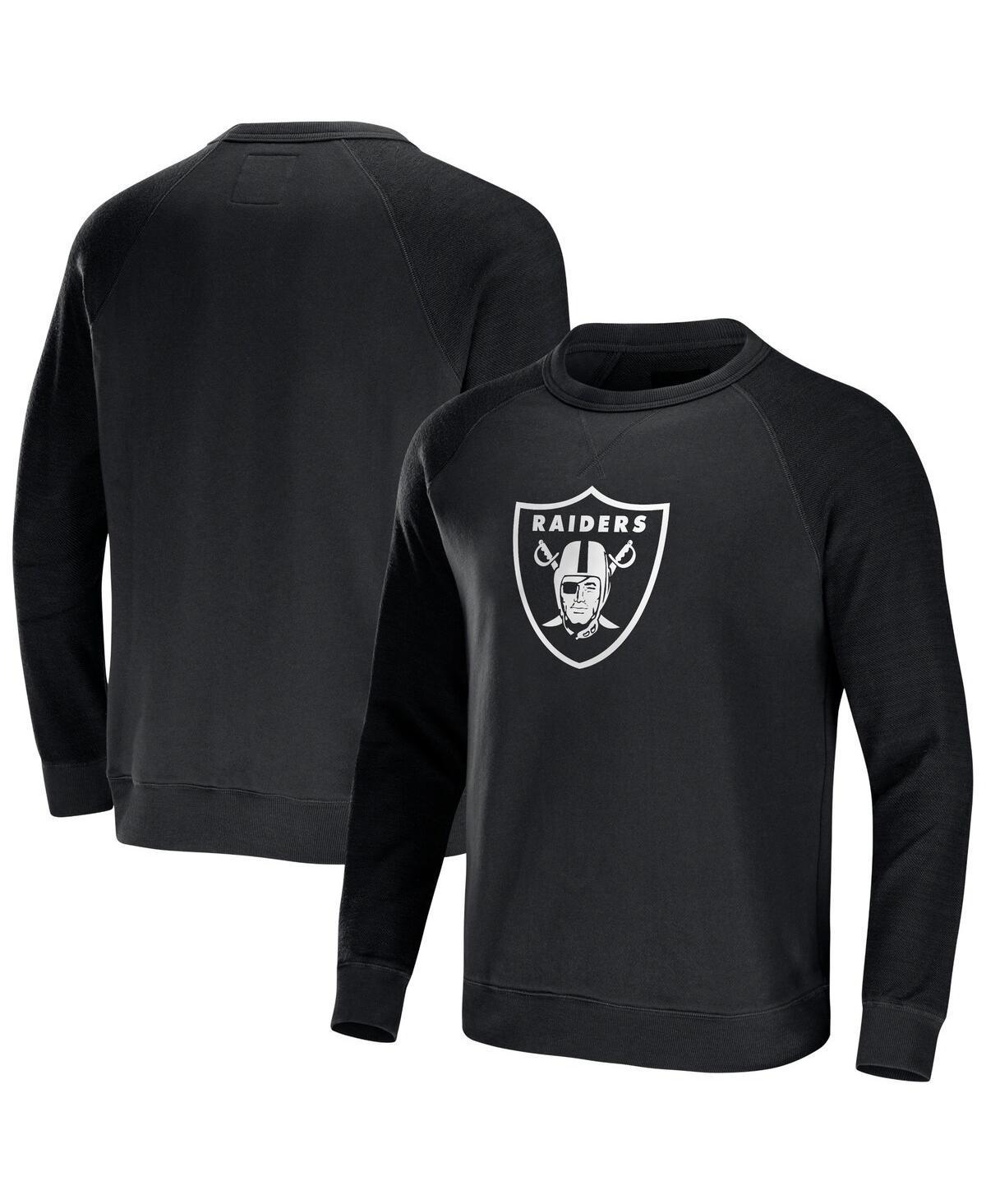 Mens NFL x Darius Rucker Collection by Fanatics Powder Blue Los Angeles Chargers Raglan Fleece Pullover Sweatshirt Product Image