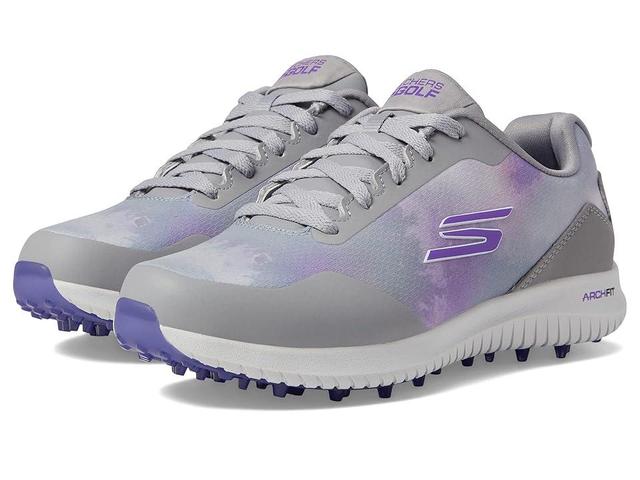 Skechers GO GOLF Go Golf Max 2-Splash (Gray/Purple) Women's Shoes Product Image