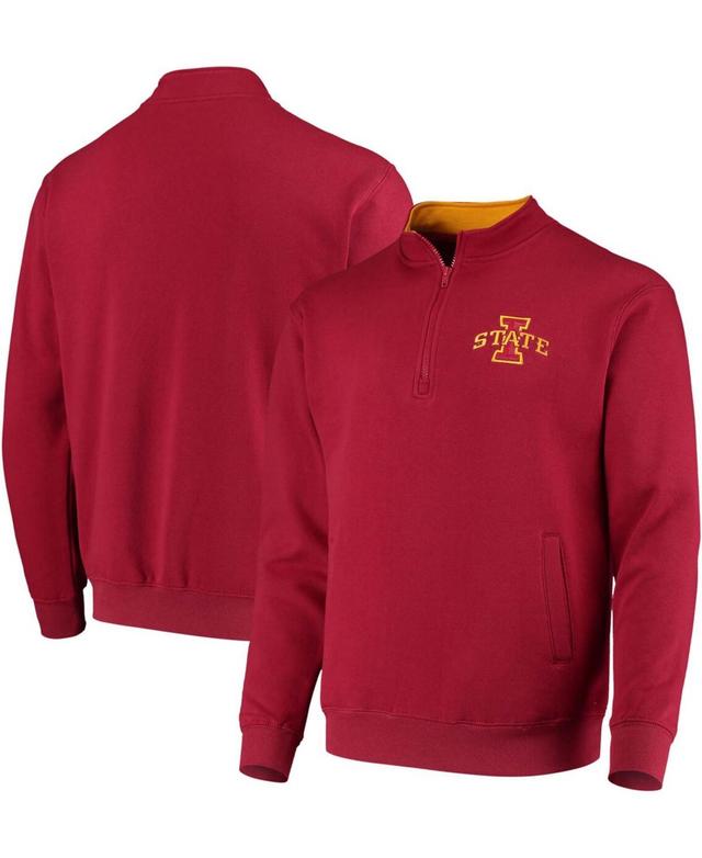 Mens Cardinal Iowa State Cyclones Tortugas Logo Quarter-Zip Jacket Product Image