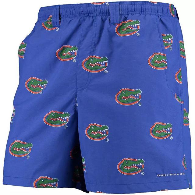 Mens Columbia Royal Florida Gators PFG Backcast II Omni-Shade Hybrid Shorts Product Image