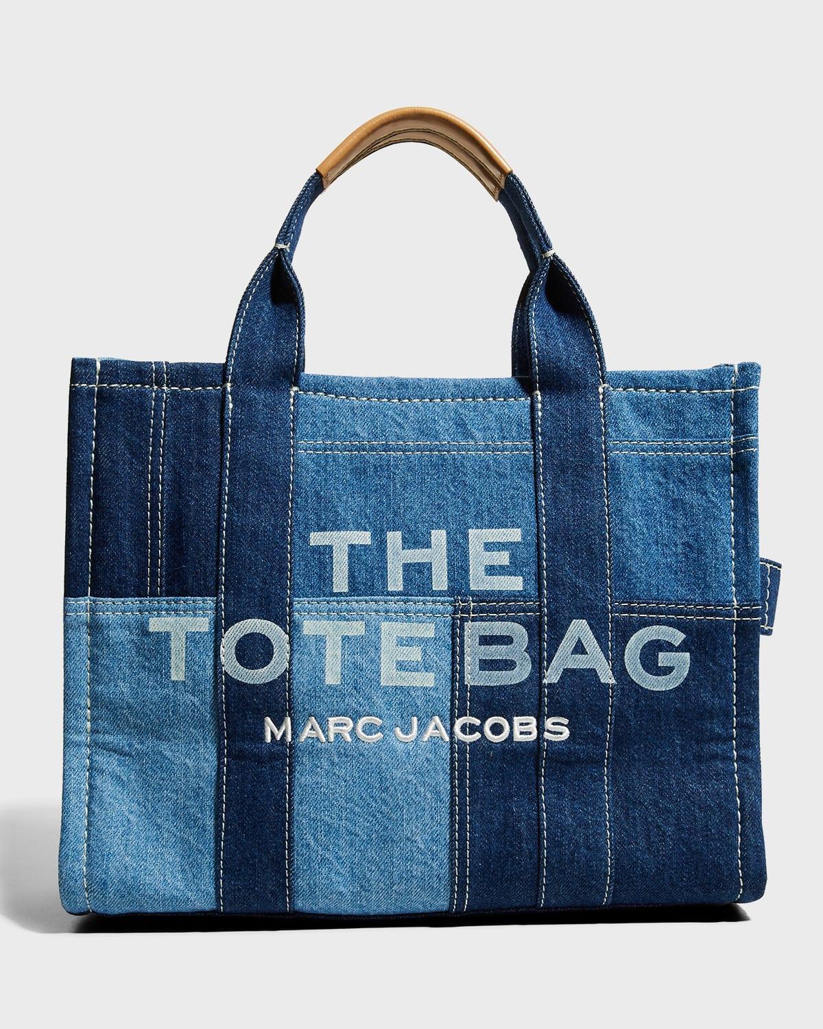 Marc Jacobs The Denim Medium Tote Bag in Black - Black. Size all. Product Image