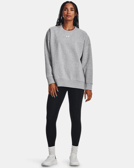 Women's UA Rival Fleece Oversized Crew Product Image