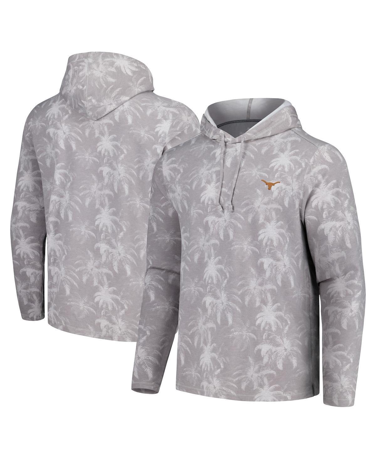 Tommy Bahama Mens Gray Texas Longhorns Palm Frenzy Hoodie Long Sleeve T-Shirt Product Image