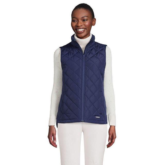 Womens Lands End Insulated Vest Soft Purple Product Image