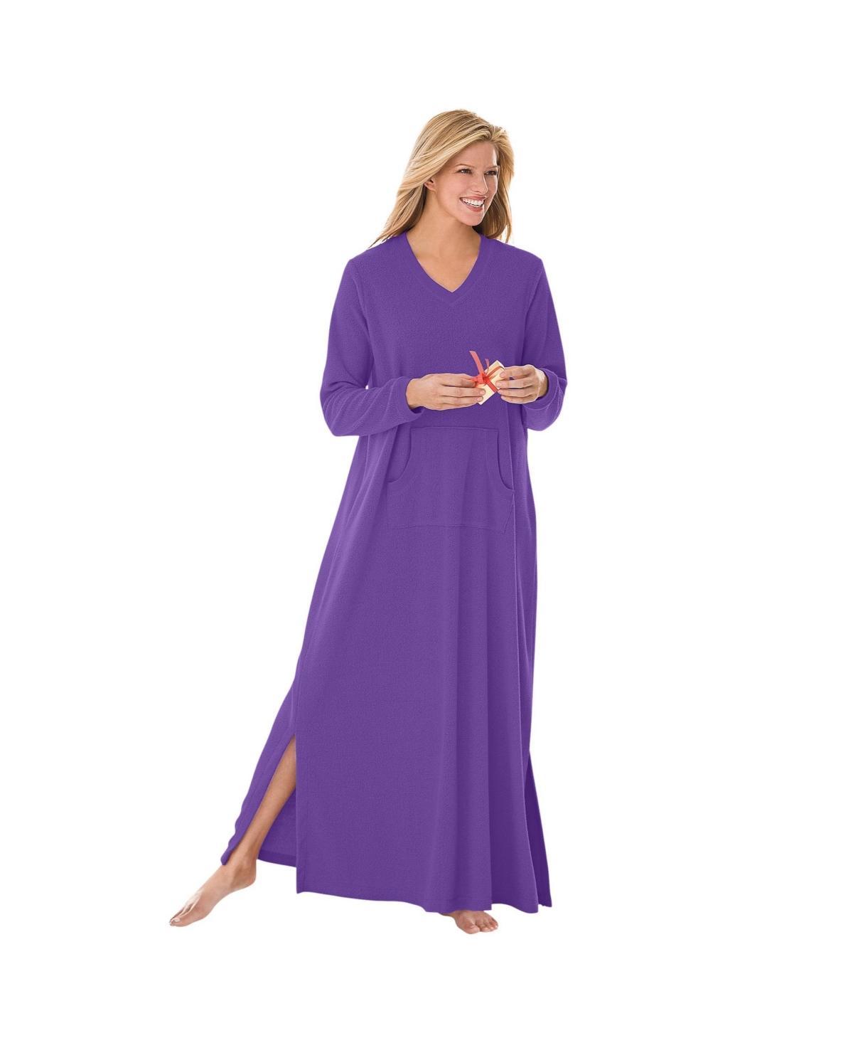 Dreams & Co. Womens Long Sherpa Lounger Product Image