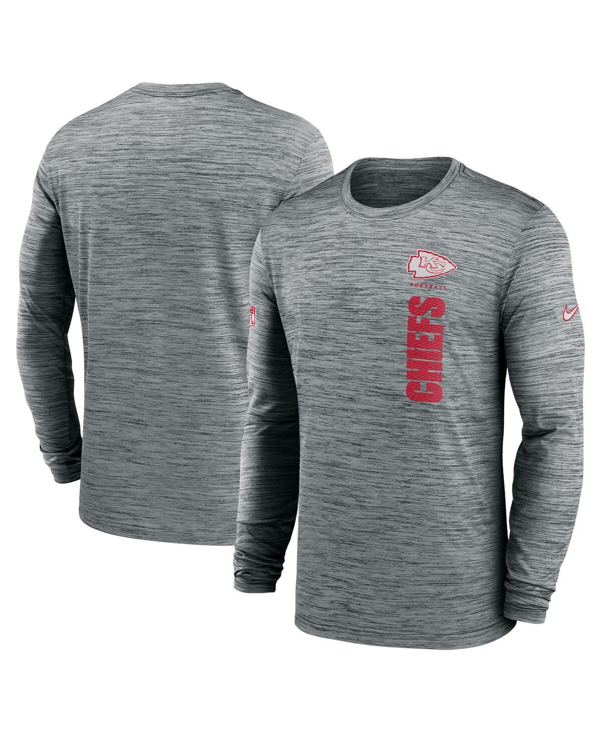 Nike Mens Gray San Francisco 49ers 2024 Sideline Velocity Performance Long Sleeve T-Shirt Product Image