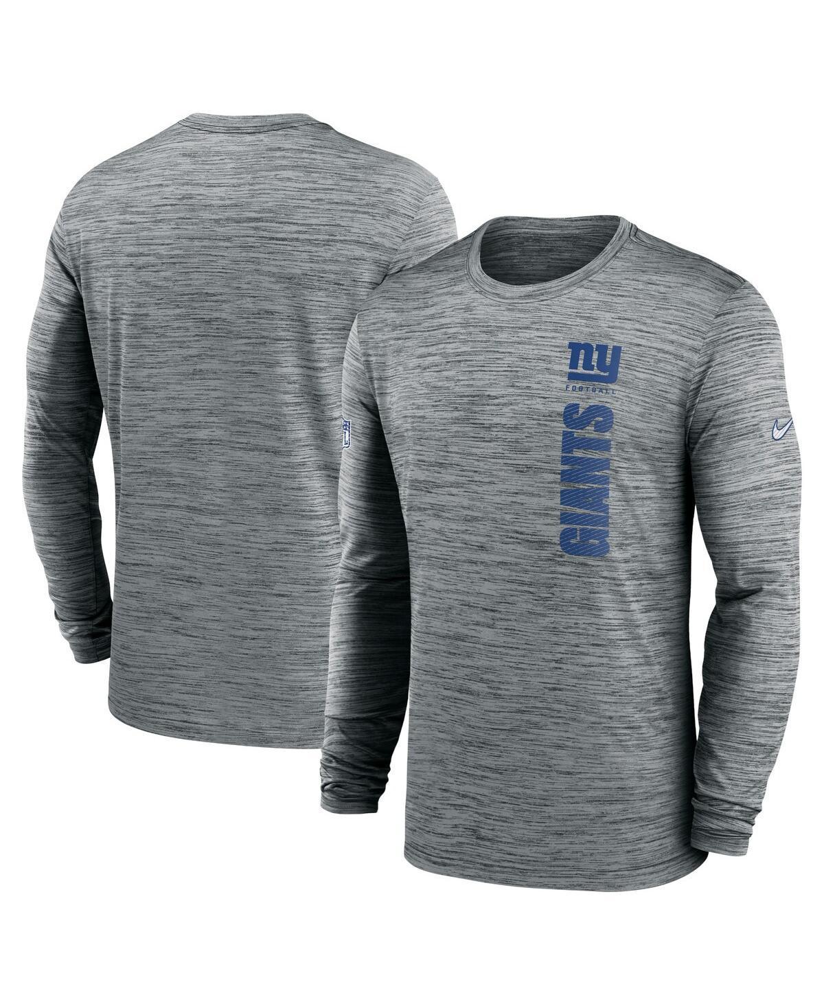 Mens Nike Anthracite Los Angeles Chargers Velocity Long Sleeve T-Shirt Product Image