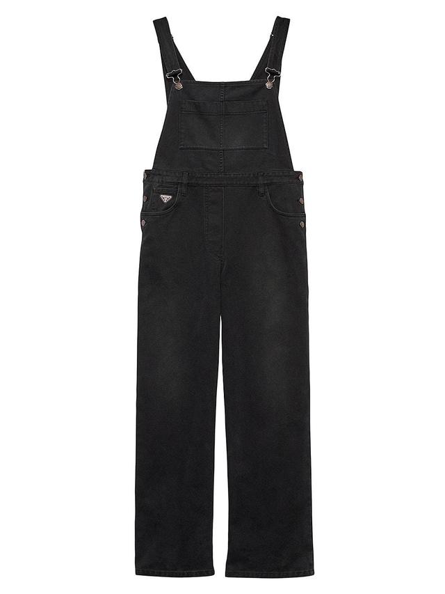 Womens Denim Overalls Product Image