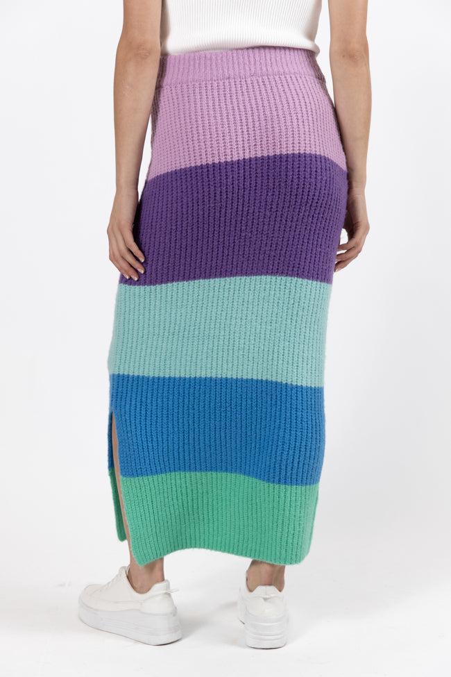 Coming Together Multi Color Striped Skirt FINAL SALE Product Image