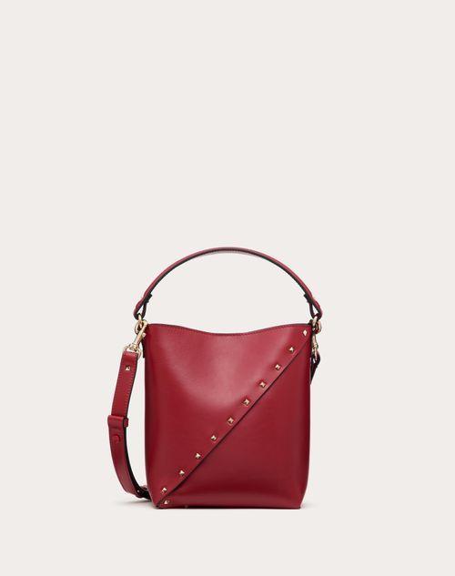 VALENTINO GARAVANI VALENTINO GARAVANI ROCKSTUD WISPY CALFSKIN BUCKET BAG Product Image