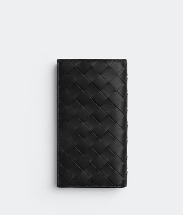 Men's Long Intrecciato Wallet in Black Product Image