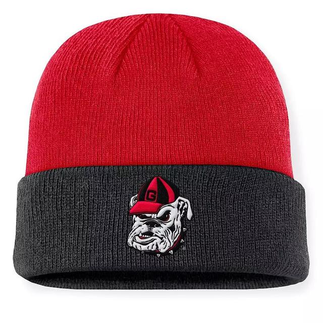 Mens Nike /Black Georgia Bulldogs Legacy Terra Cuffed Knit Hat Product Image