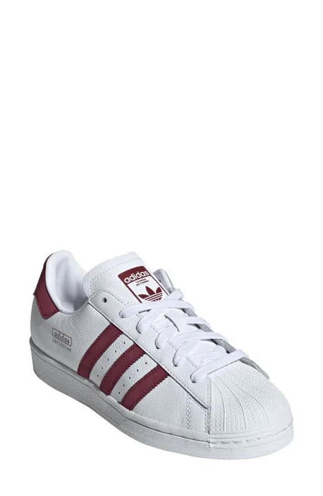 Adidas Superstar Sneaker In White/shadow Red/white Product Image