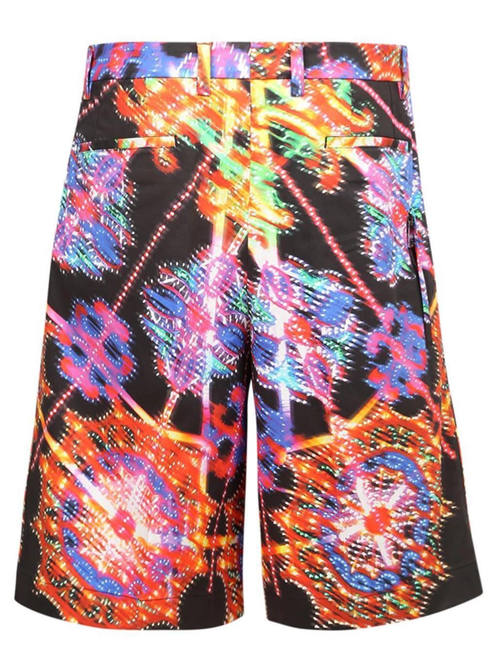 Printed Shorts In Multi Product Image