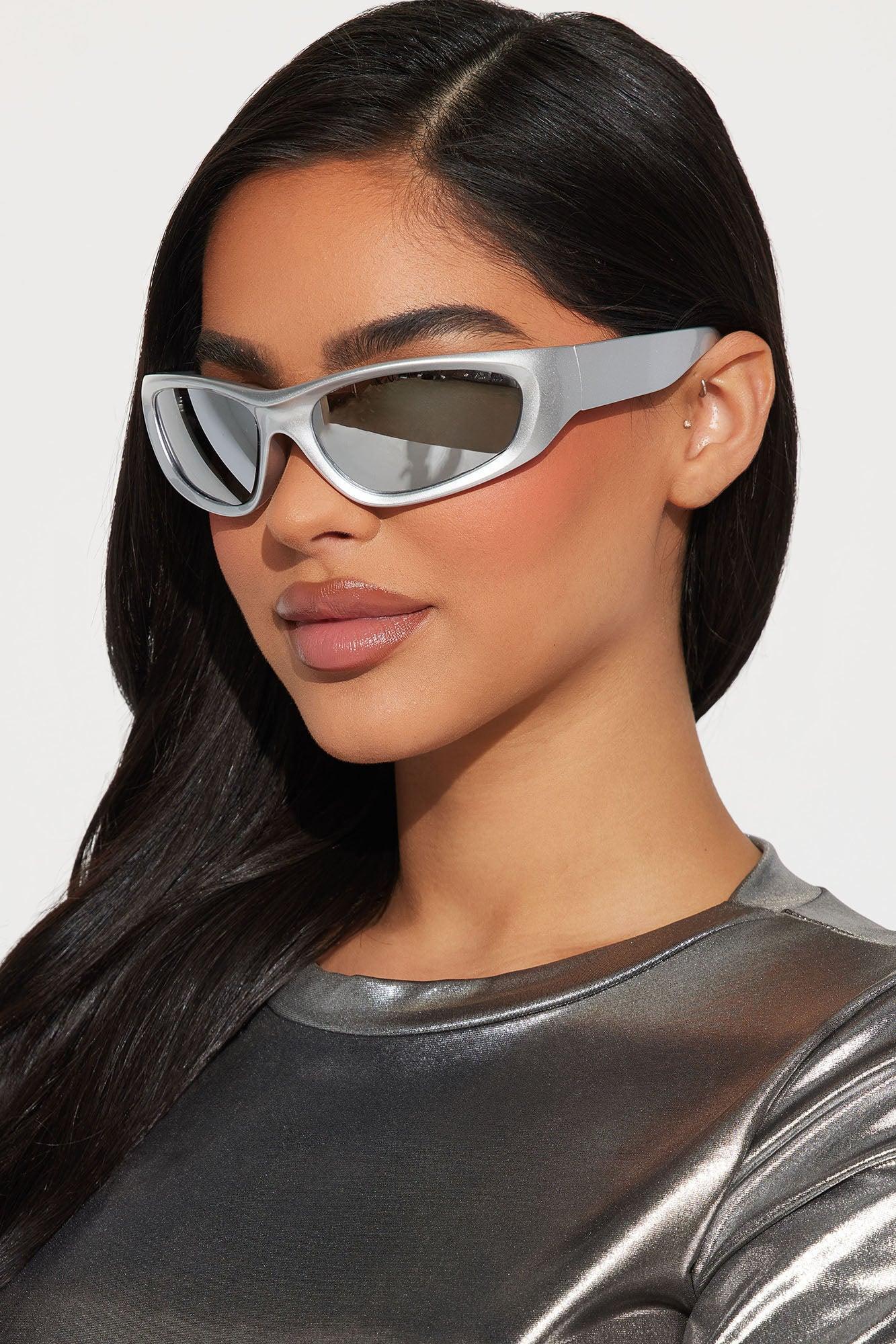 Into The Future Sunglasses - Silver Product Image