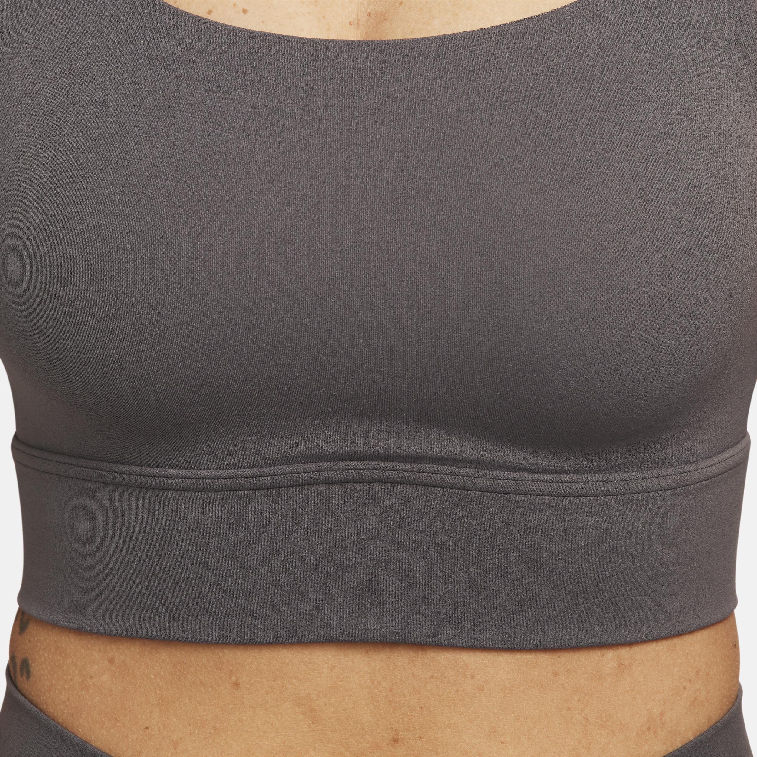 Nike Womens Zenvy Medium-Support Padded Longline Sports Bra Product Image