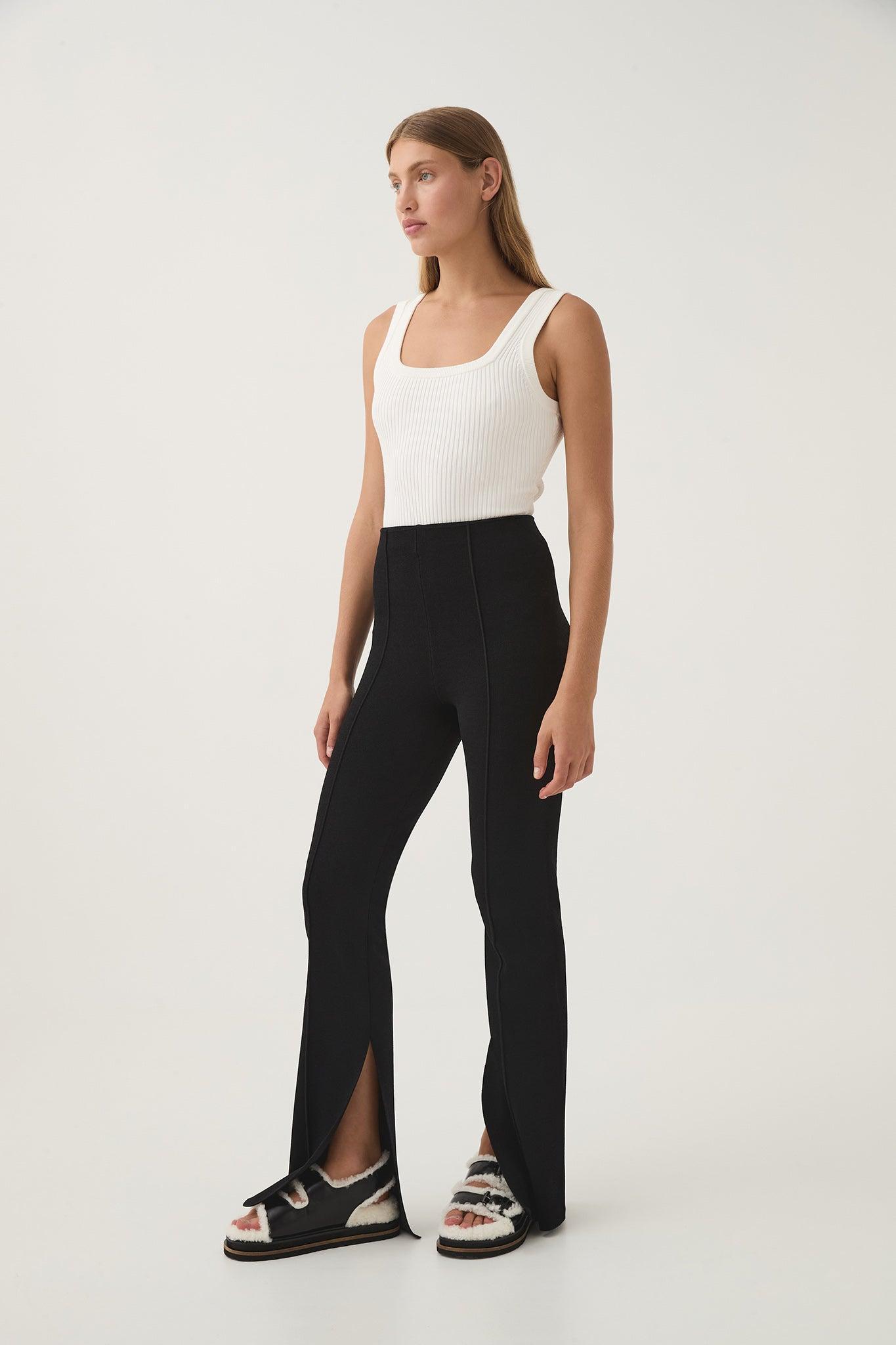 Isobel Split Hem Knit Pant Product Image