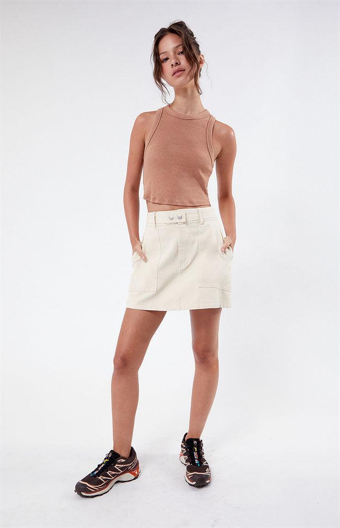 PacSun Womens Belted A-Line Mini Skirt product image