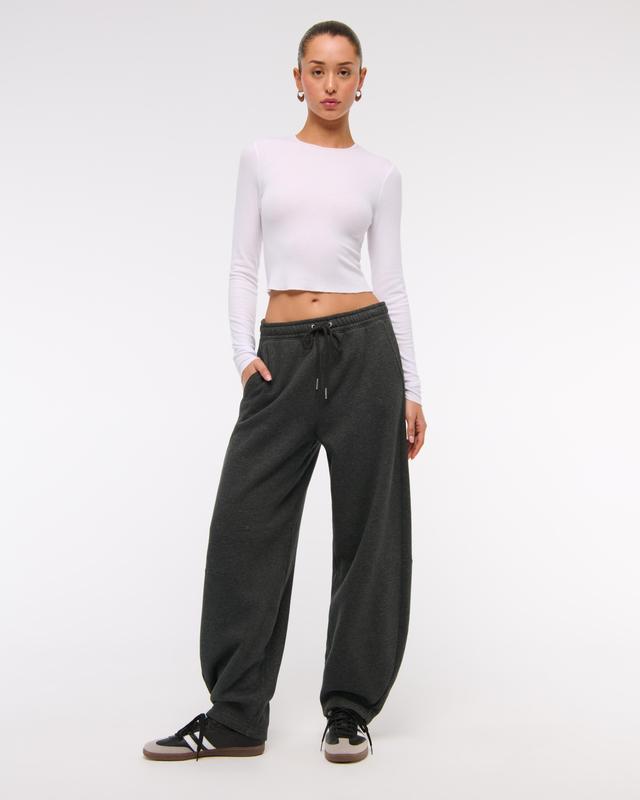 Mid Rise Barrel Sweatpant Product Image