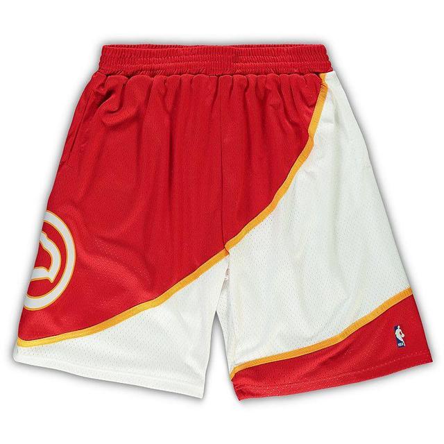 Mens Mitchell & Ness Atlanta Hawks Big & Tall Hardwood Classics Team Swingman Shorts Product Image