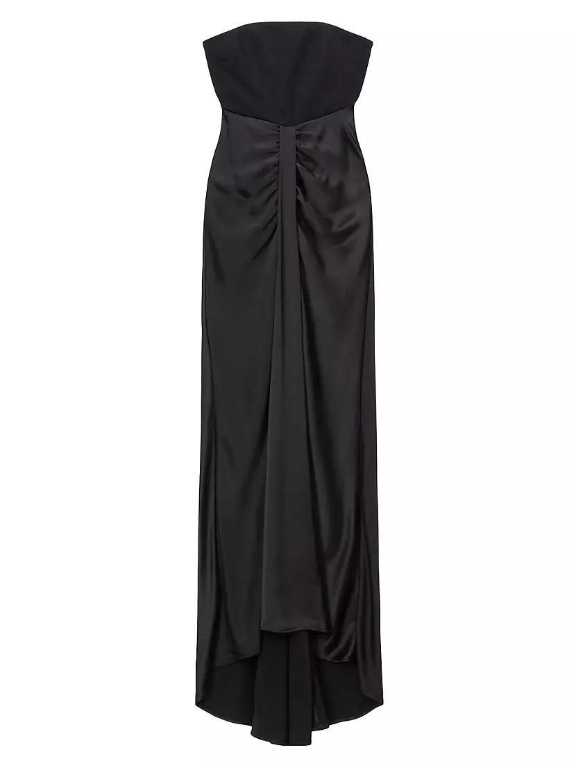 Wayfaring Satin Maxi Dress Product Image