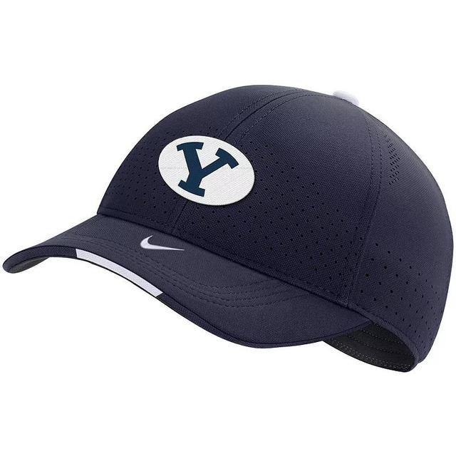 Mens Nike BYU Cougars Classic99 Swoosh Performance Flex Hat, Blue Product Image