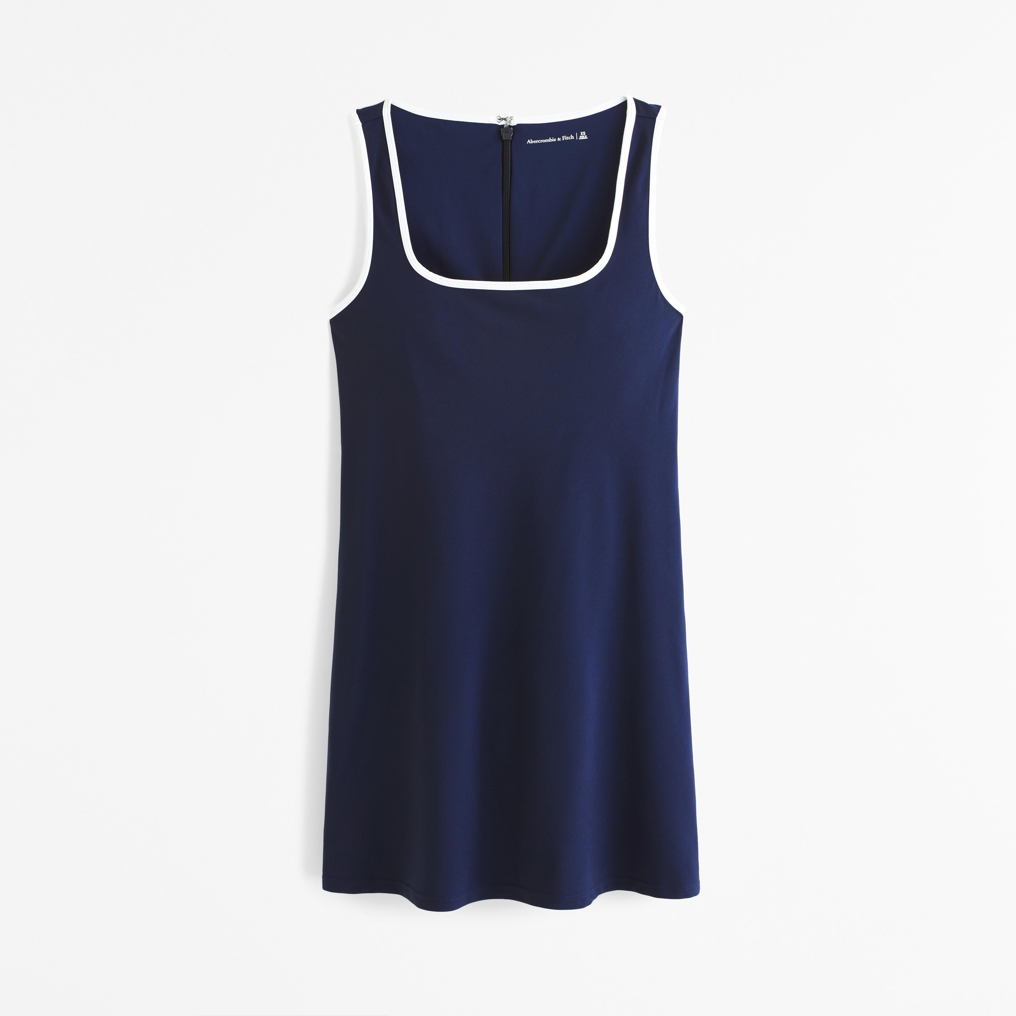 Squareneck Traveler Mini Dress Product Image