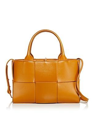 Womens Mini Arco Intreccio Leather Tote Bag Product Image