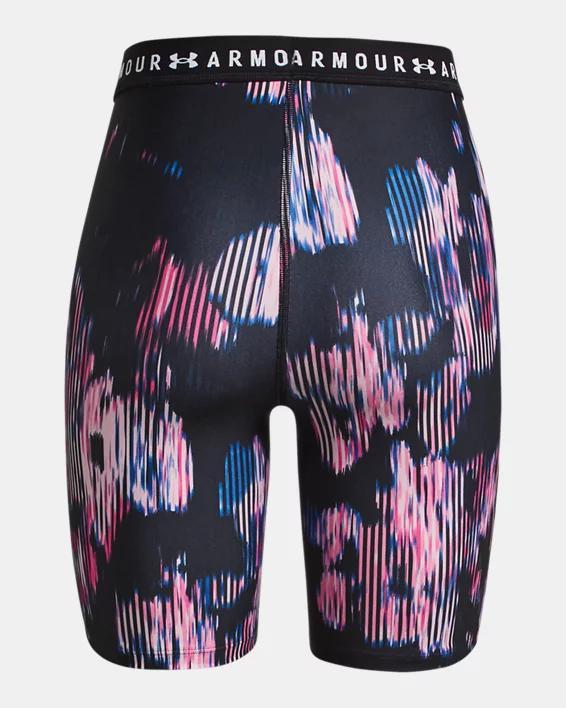 Women's HeatGear® Printed Bike Shorts Product Image