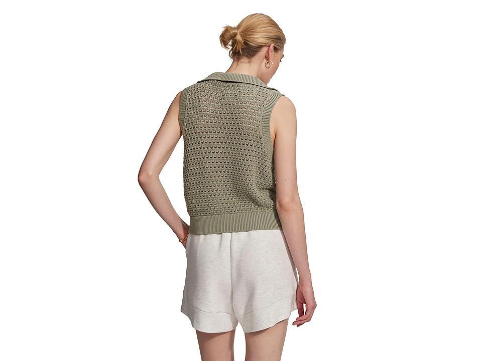 Varley Bains 1/2 Zip Tank (Seagrass) Women's Clothing Product Image