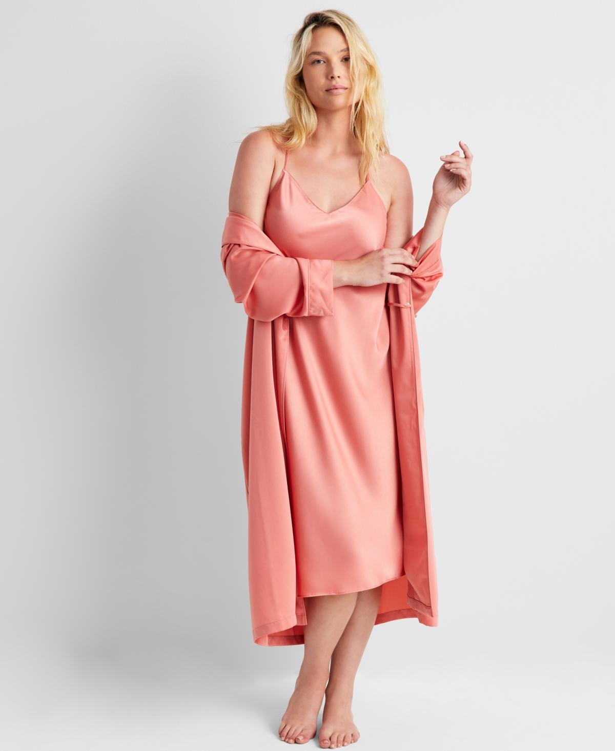 State of Day Womens Sleeveless Crepe de Chine Nightgown, Created for Macys Product Image